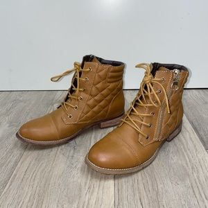 Aldo ankle boots light brown size 7